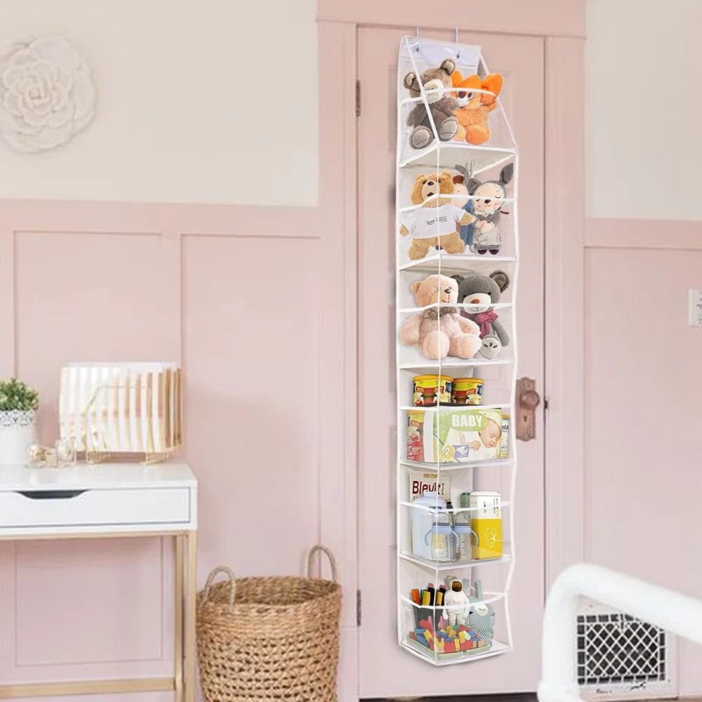 Multi-functional Fabric Hanging Bag for Behind the Door Multi-layer Storage Hanging Bag Miscellaneous Organizer Storage Hanging