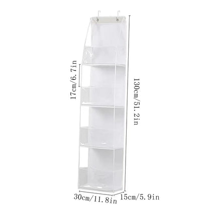 Multi-functional Fabric Hanging Bag for Behind the Door Multi-layer Storage Hanging Bag Miscellaneous Organizer Storage Hanging