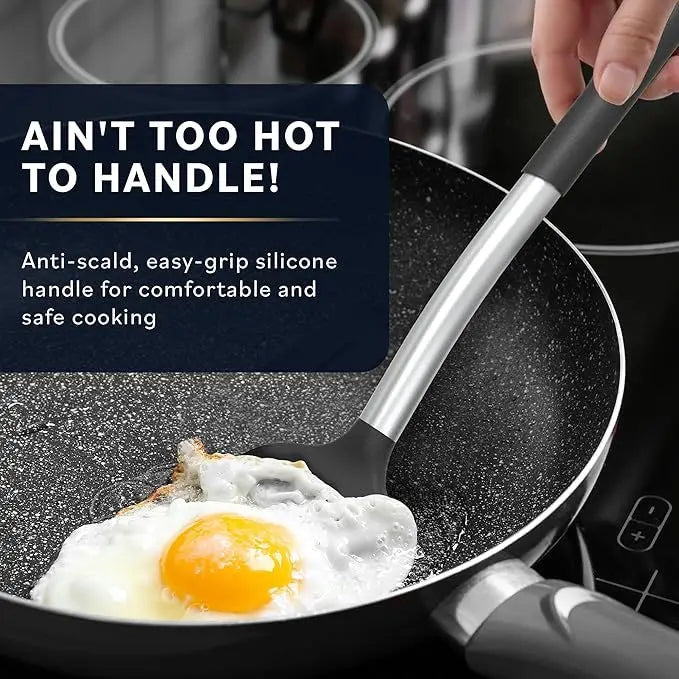 1/2Pcs Silicone Spatula Set Heat Resistant Nonstick Steak Spatula Kitchen Cooking Utensils Cookware Cooking Tool Set Spatula Kit