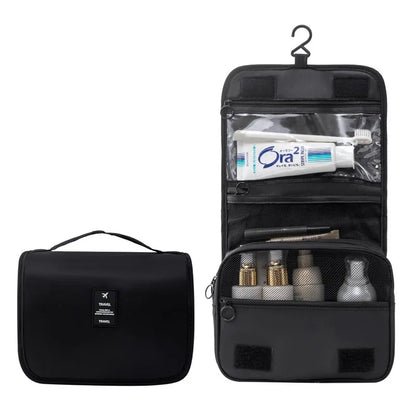 Portable Hook Toilet Bag Multi Functional Travel Waterproof Wear Resistant Multi Layer Storage Large Capacity Makeup Bag