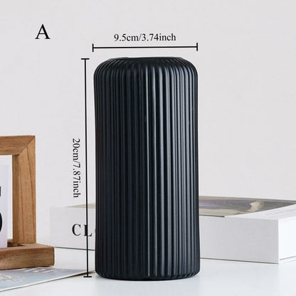 Donut-Shaped Minimal Vase for Modern Living Room Decor