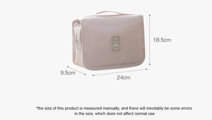 Portable Hook Toilet Bag Multi Functional Travel Waterproof Wear Resistant Multi Layer Storage Large Capacity Makeup Bag