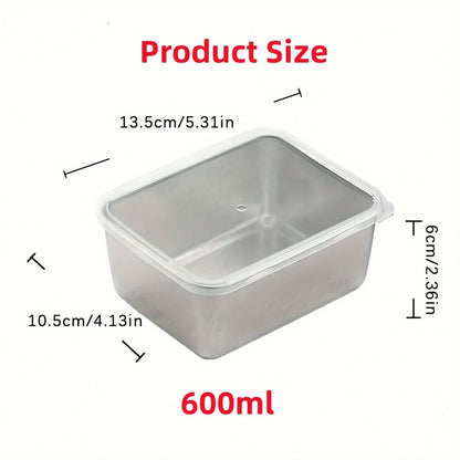Stainless Steel Food Storage Containers Set – Leakproof with Lids