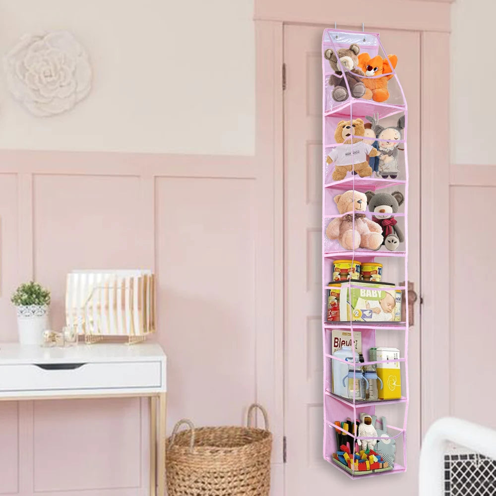 Multi-functional Fabric Hanging Bag for Behind the Door Multi-layer Storage Hanging Bag Miscellaneous Organizer Storage Hanging