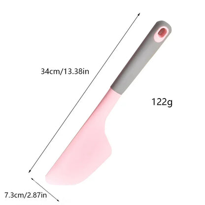 34cm Large Silicone Baking Spatula Non-Stick Cream Butter Spatula Heat Resistant Cookie Chocolate Pastry Scraper Kitchen Tools