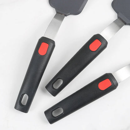 Silicone Spatula for Non Stick Pots High-temperature Resistant Household Stir Fry Spatula Spring Steel Kitchen Utensils