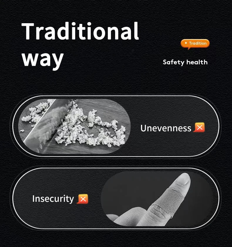 Manual Stainless Steel Garlic Press – Easy Kitchen Garlic Crusher