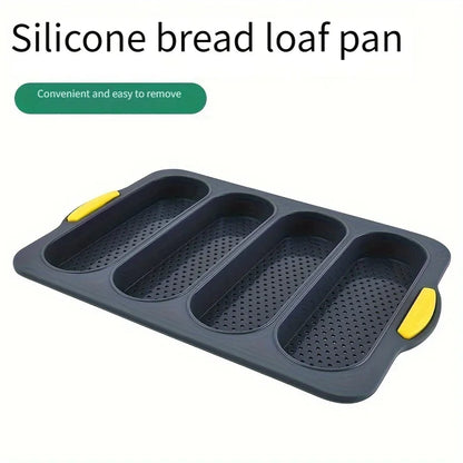 Large Silicone Baking Mold Restaurant Bread Food Mould Grade Baguette Bake Tray Non-stick Oven Tool kitchen Bakeware Accessories