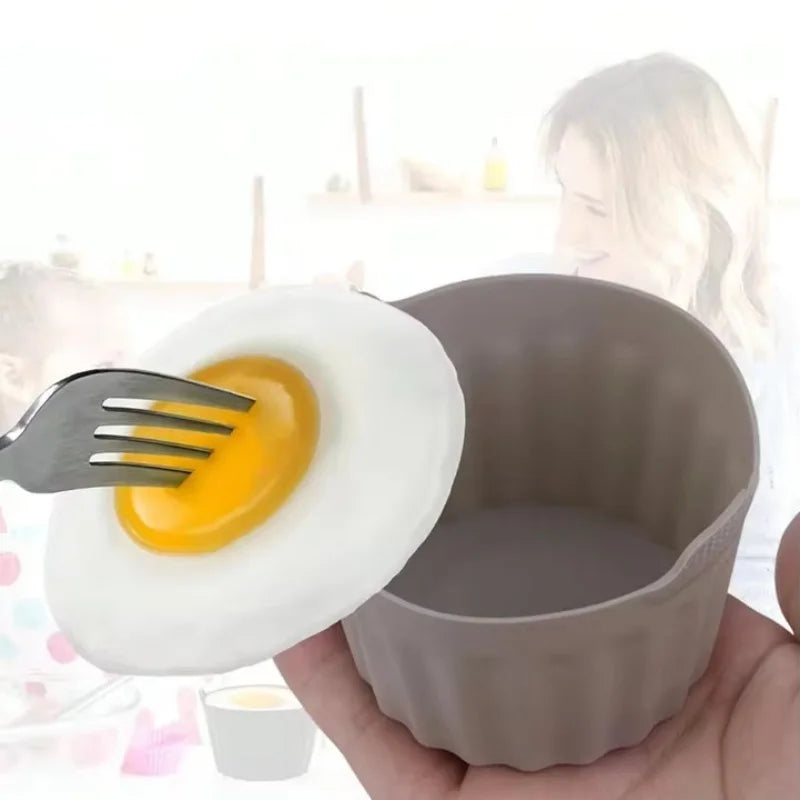 2/4/8Pcs Ramekins For Air Fryer Silicone Large Muffin Cases Nonstick Egg Poacher Silicone Mould Bakeware Easy Release Baking