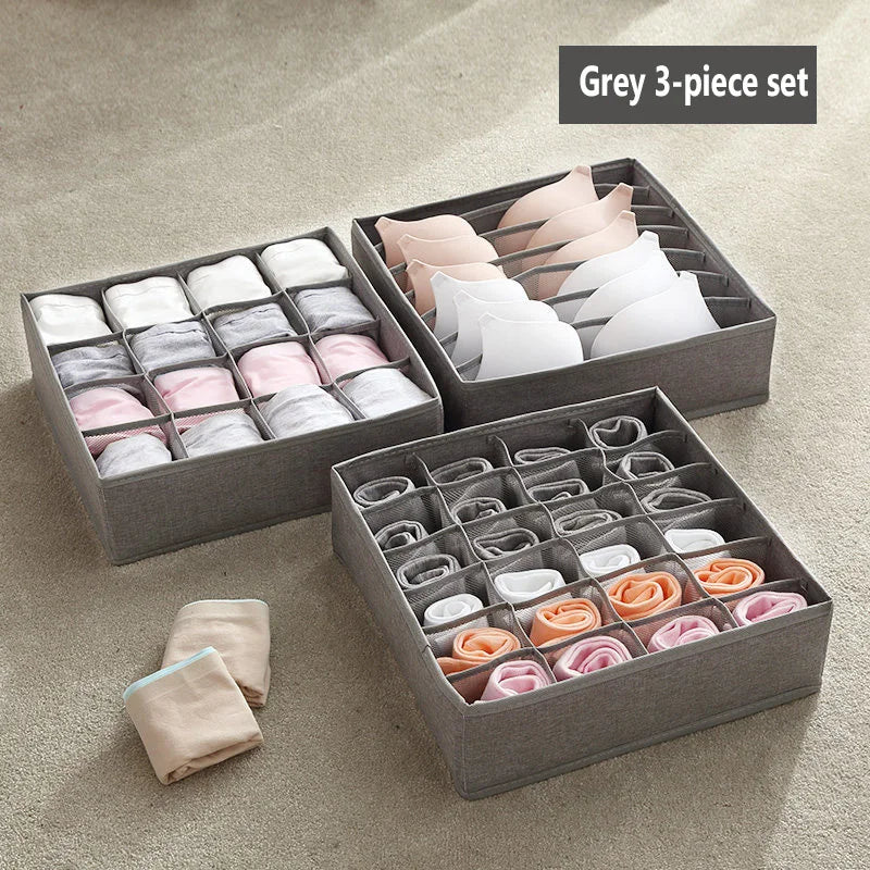 Underwear Bra Socks Storage Box Cabinet Drawer Organizer Socks Scarf Underwear Organizer Box Wardrobe Clothing Storage Organizer