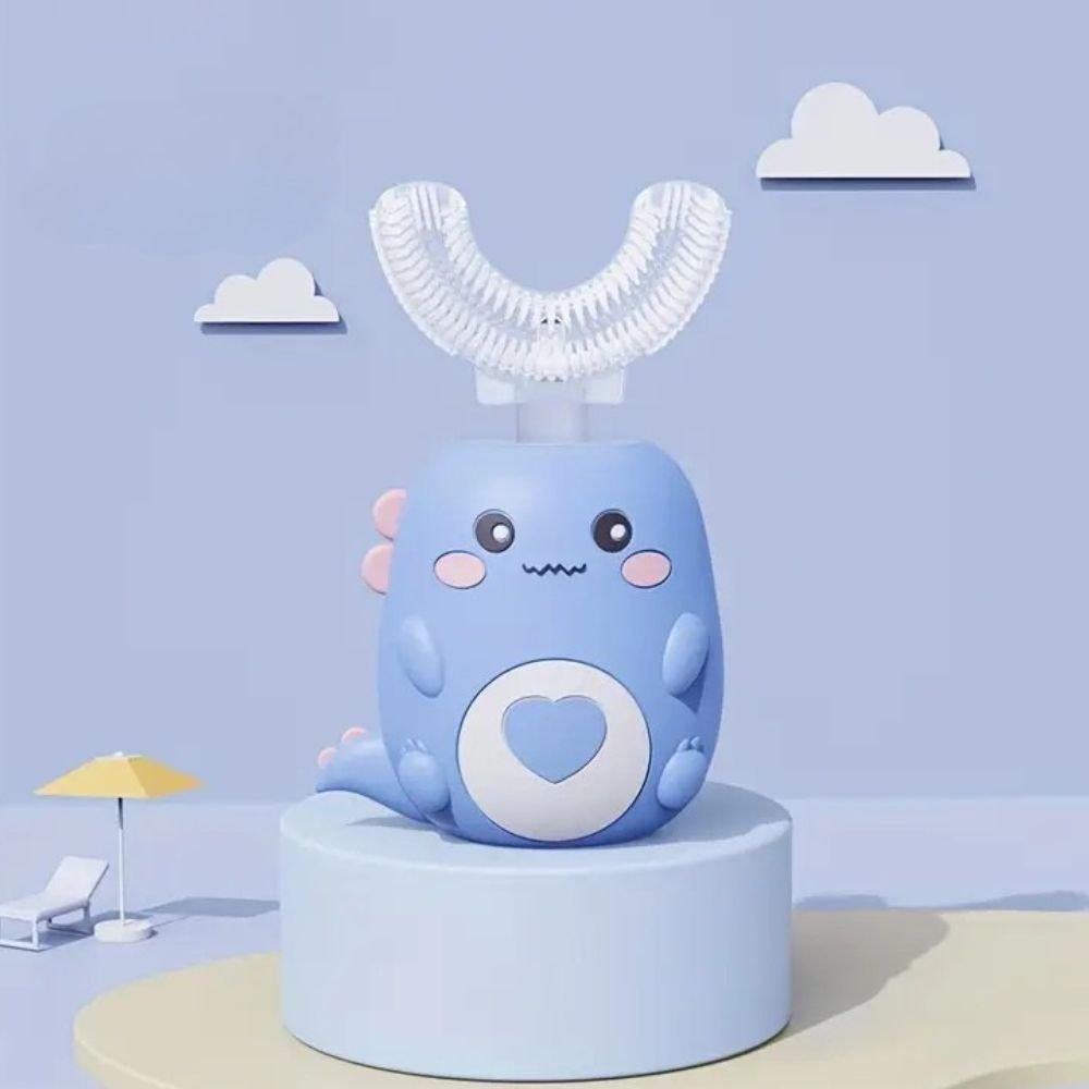 360° U-Shape Sonic Electric Toothbrush for Kids - Blue, 2-7 years old image