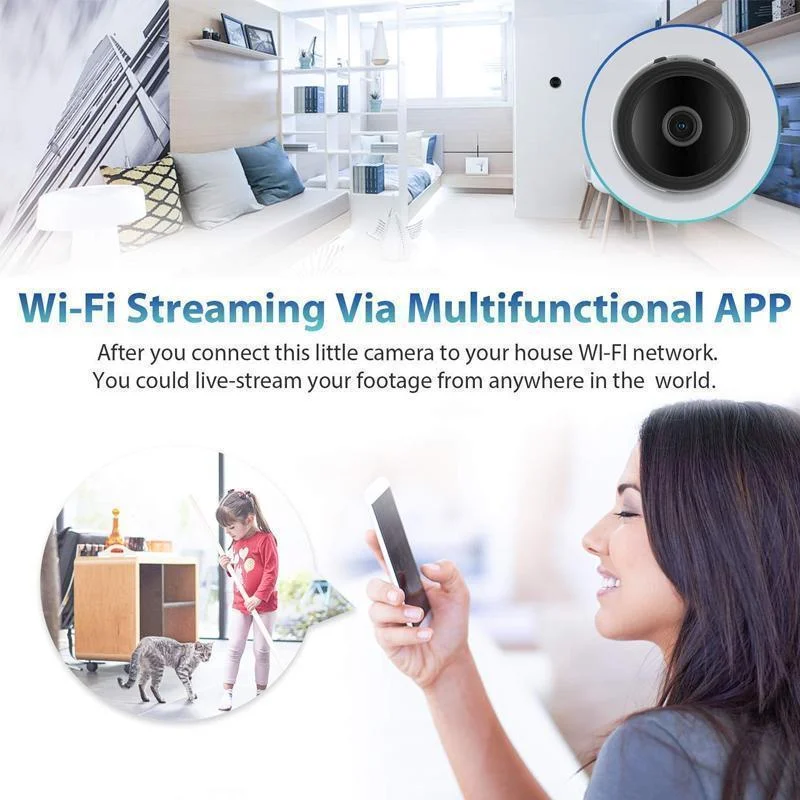 1080p Magnetic WiFi Mini Camera image 4