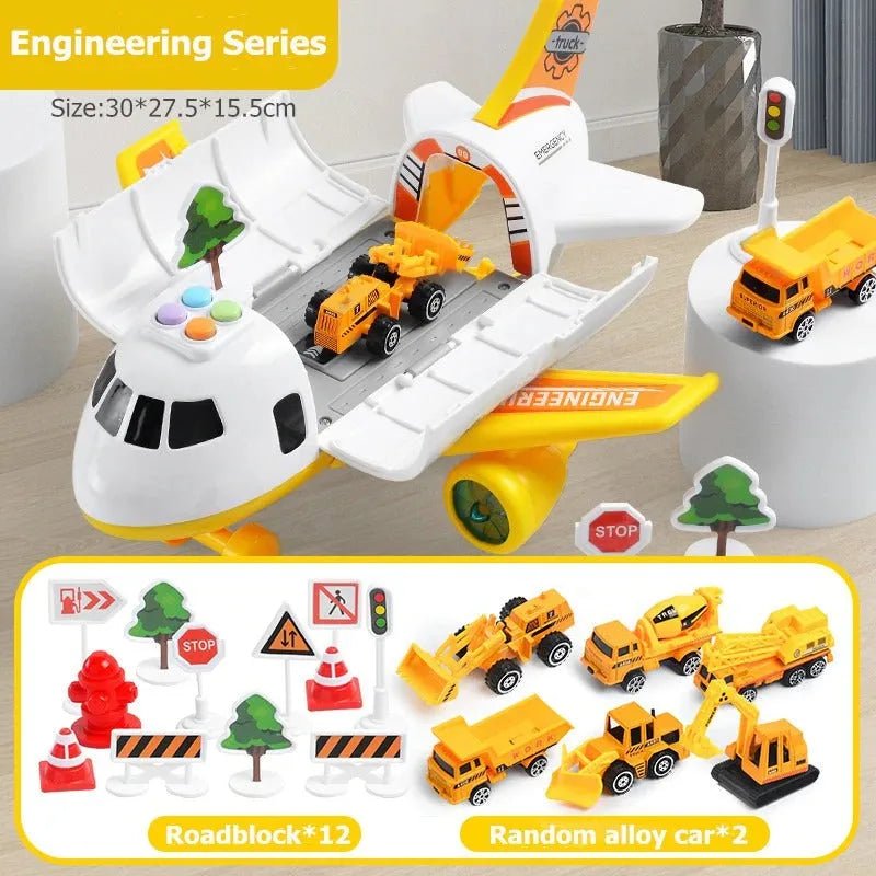 Airplane Toy Set For Kids - Yellow image