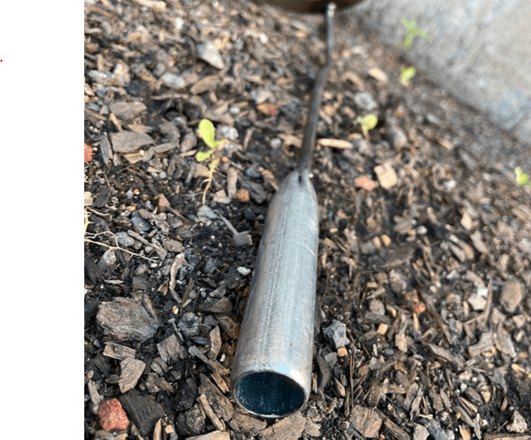 All Steel Hollow Hoe For Gardening image 3