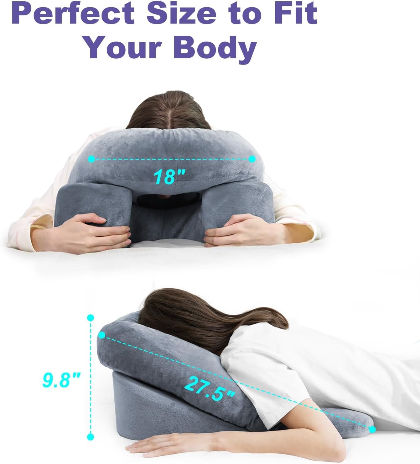 Face Down Pillow After Bbl Or Eye Surgery Stomach Sleeping Pillow image 4