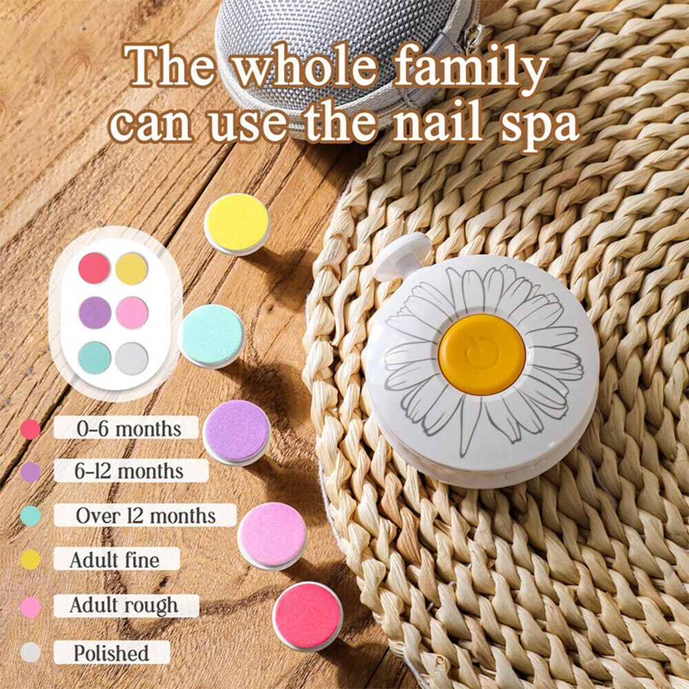 Baby Nail Trimmer with 6 Grinding Heads image 7