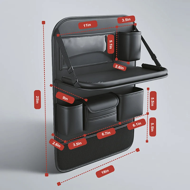 Car Back Seat Organizer With Tablet Holder image 2