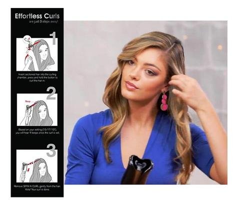 Ceramic Anti-scalding Automatic Rotating Curling Iron image 5
