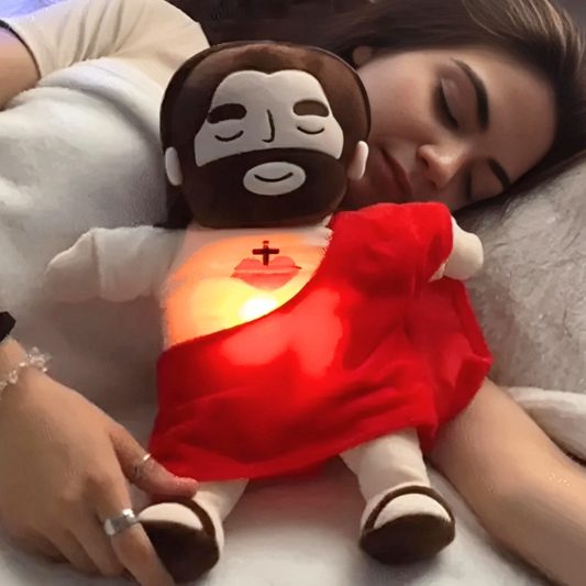 Breathing Jesus Soothing Plushie for Sleep Aid image 0