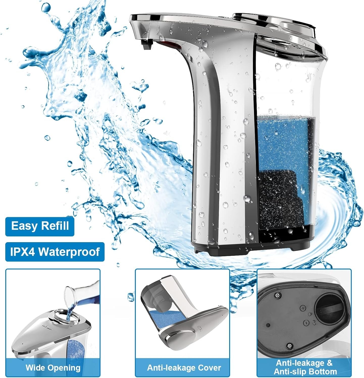 Automatic Touchless Dish Soap Dispenser For Kitchen And Bathroom image 3
