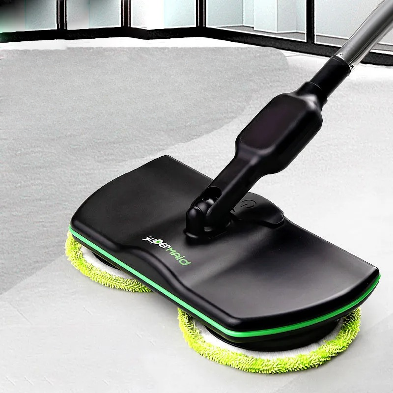 Cordless Electric Spin Mop Floor Cleaner Scrubber image 0