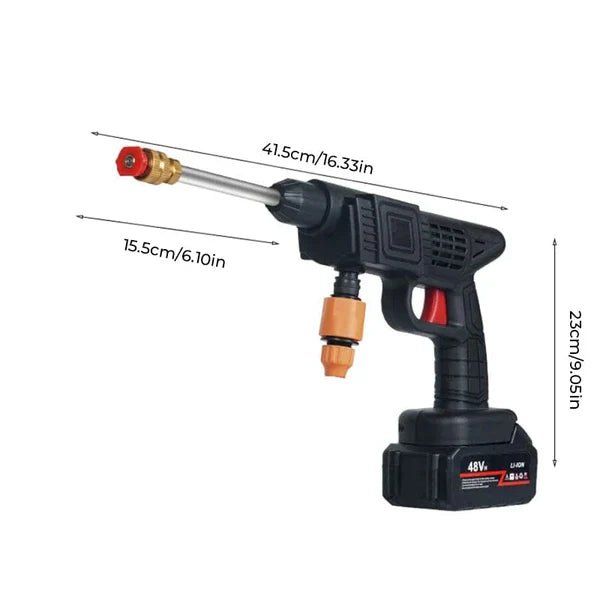 Cordless Portable High Pressure Spray Water Gun Set image 3