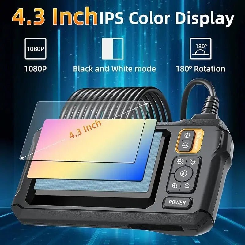 Industrial Endoscope Inspection Camera – 1080p Hd With 4.3-Inch Display Adjustable Lens image 5