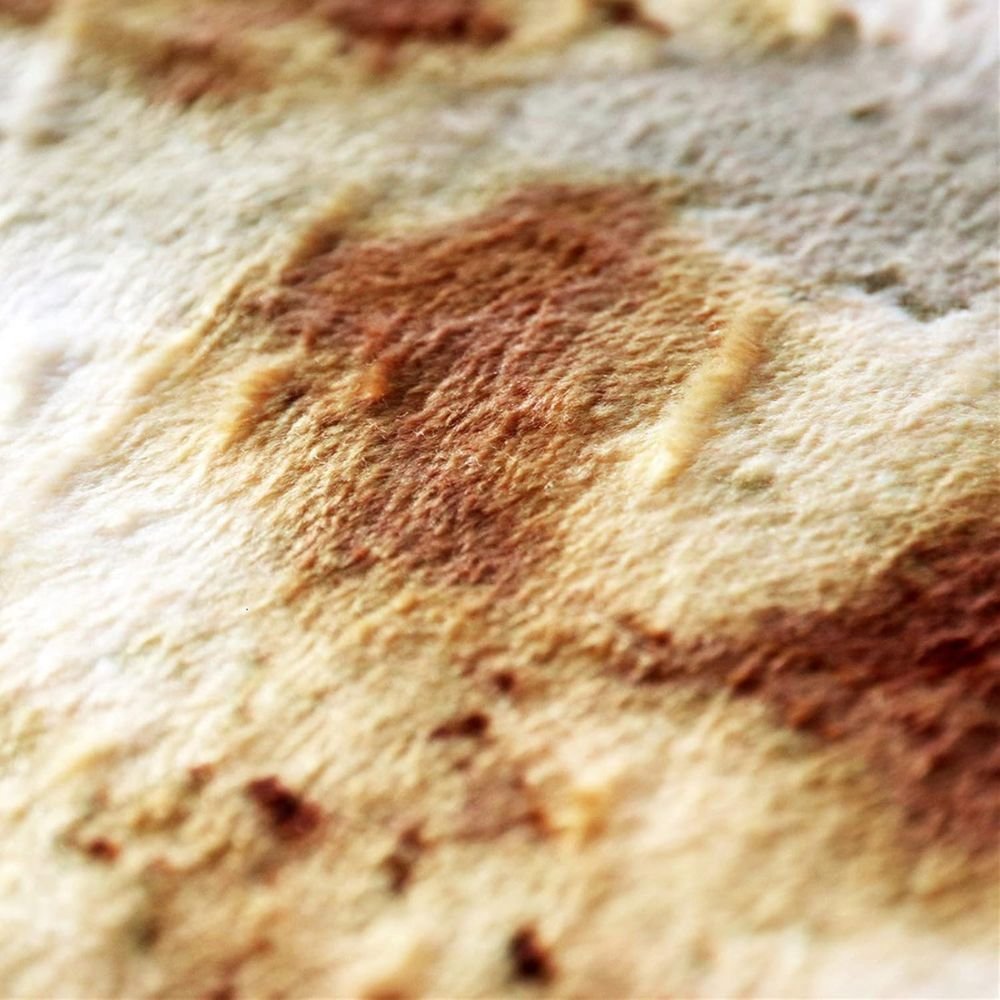 Burrito Tortilla Food Throw Blanket image 4