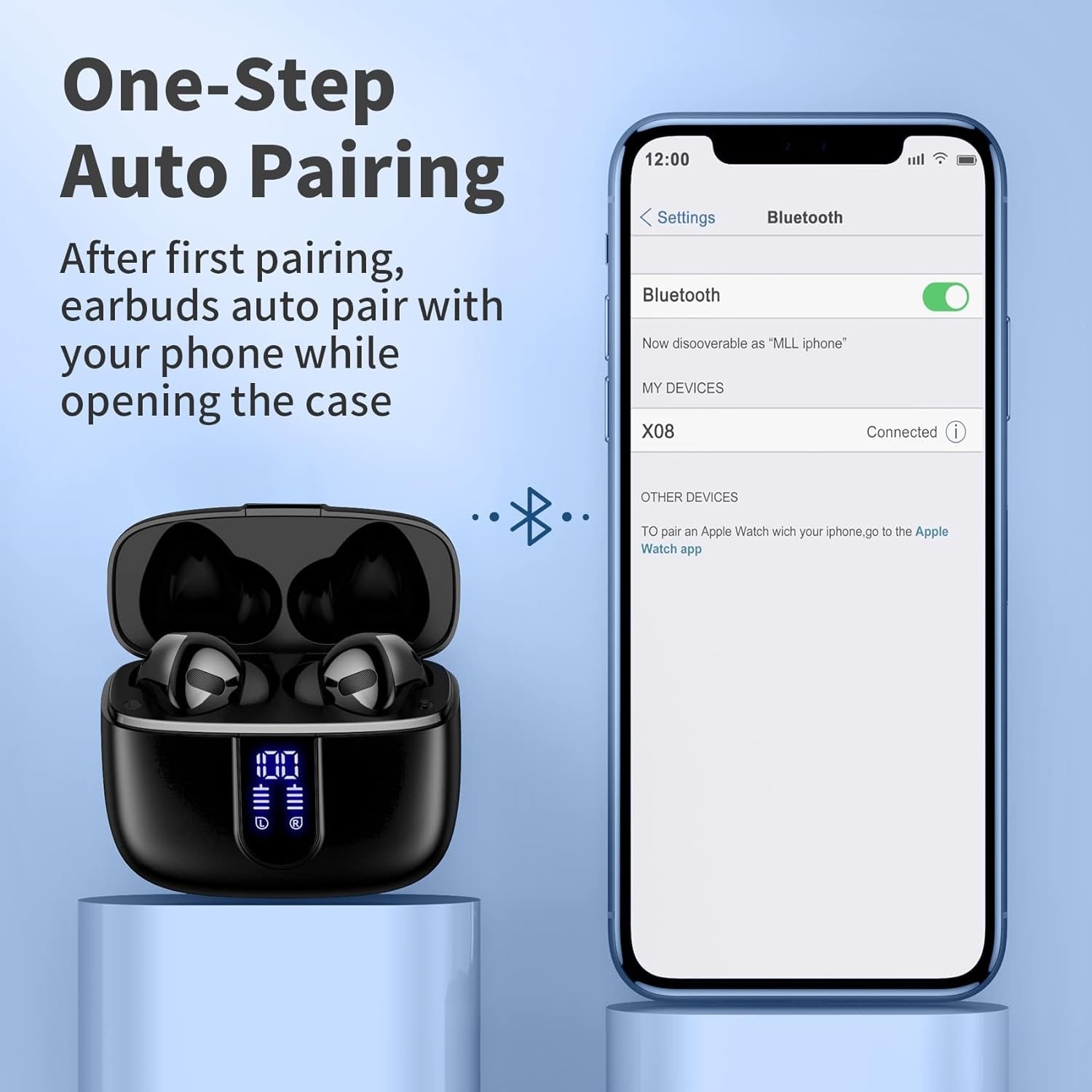 True Wireless Earbuds With Charging Case image 4