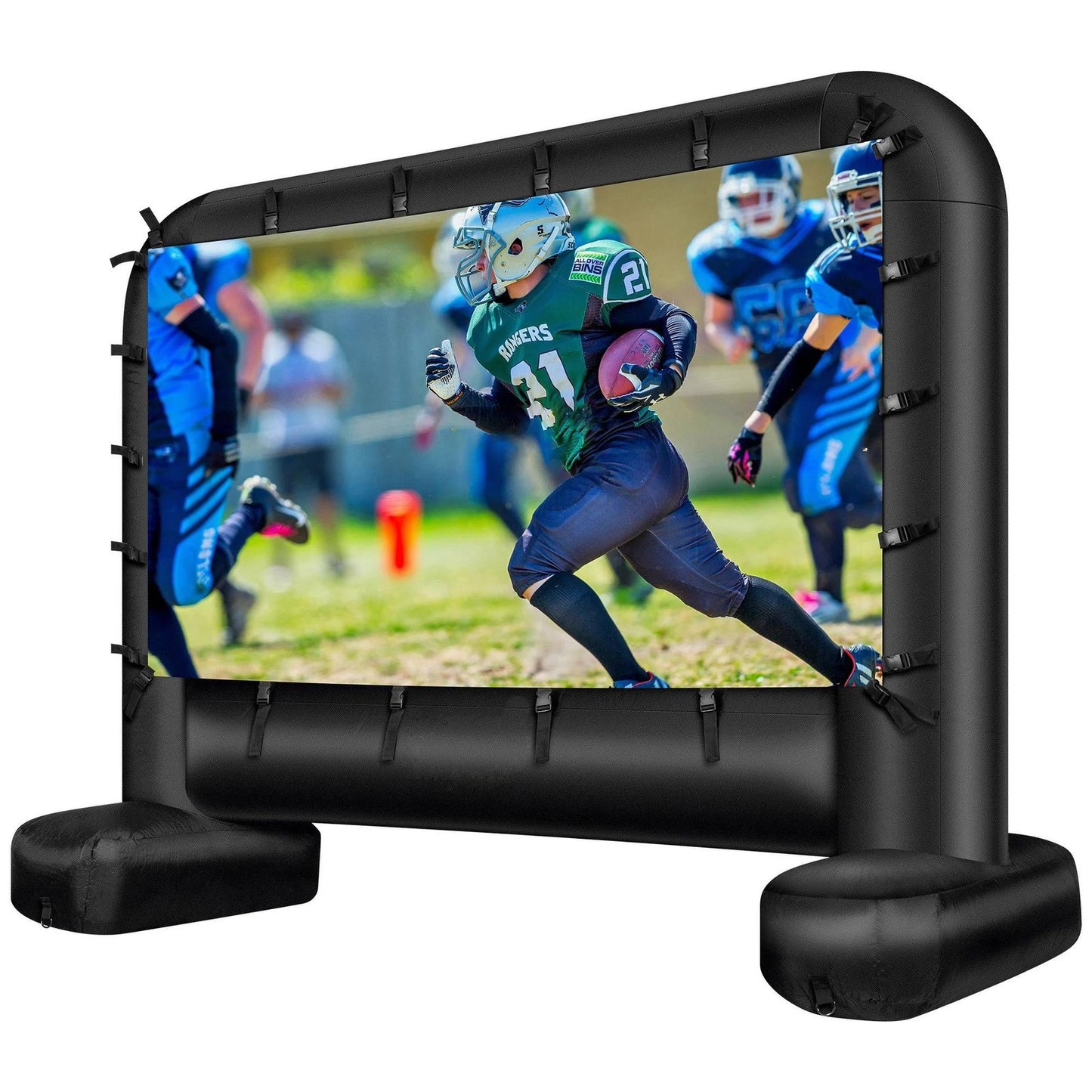 Outdoor Movie Screen And Projector image 1
