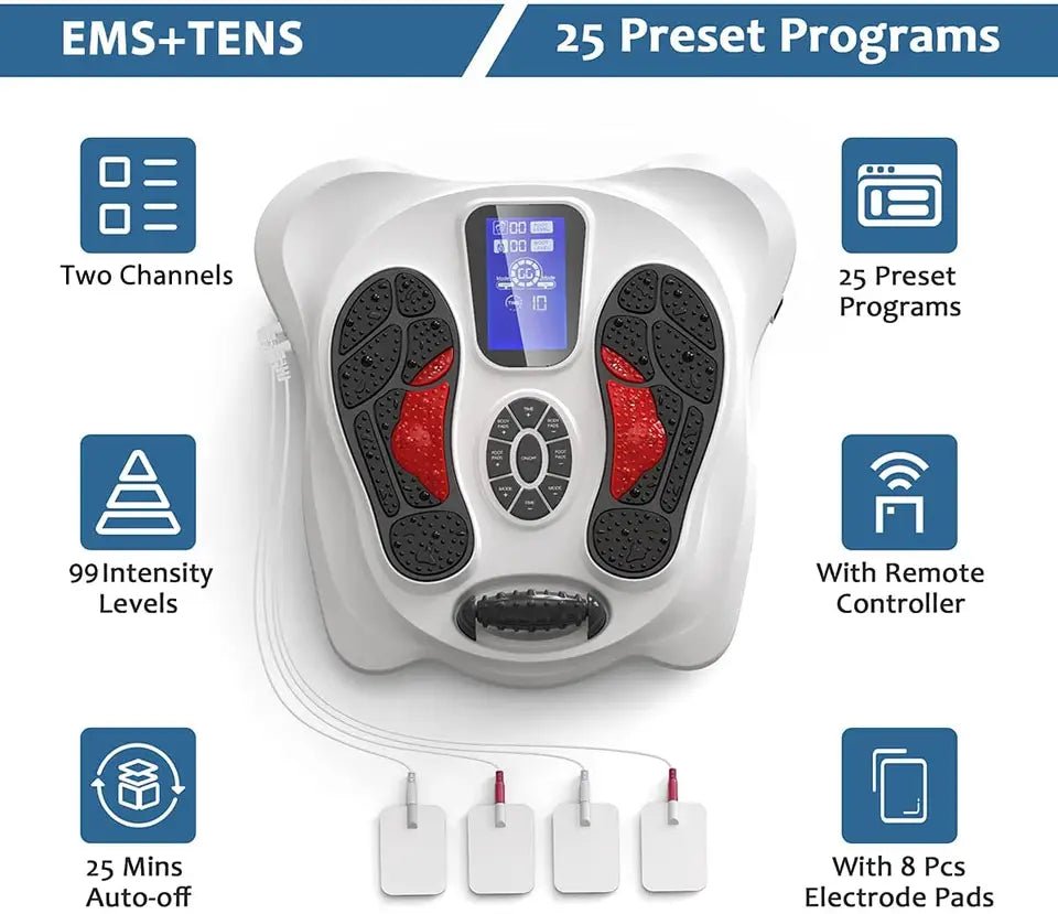 Multi-functional TENS & EMS Infrared Foot Massager image 2