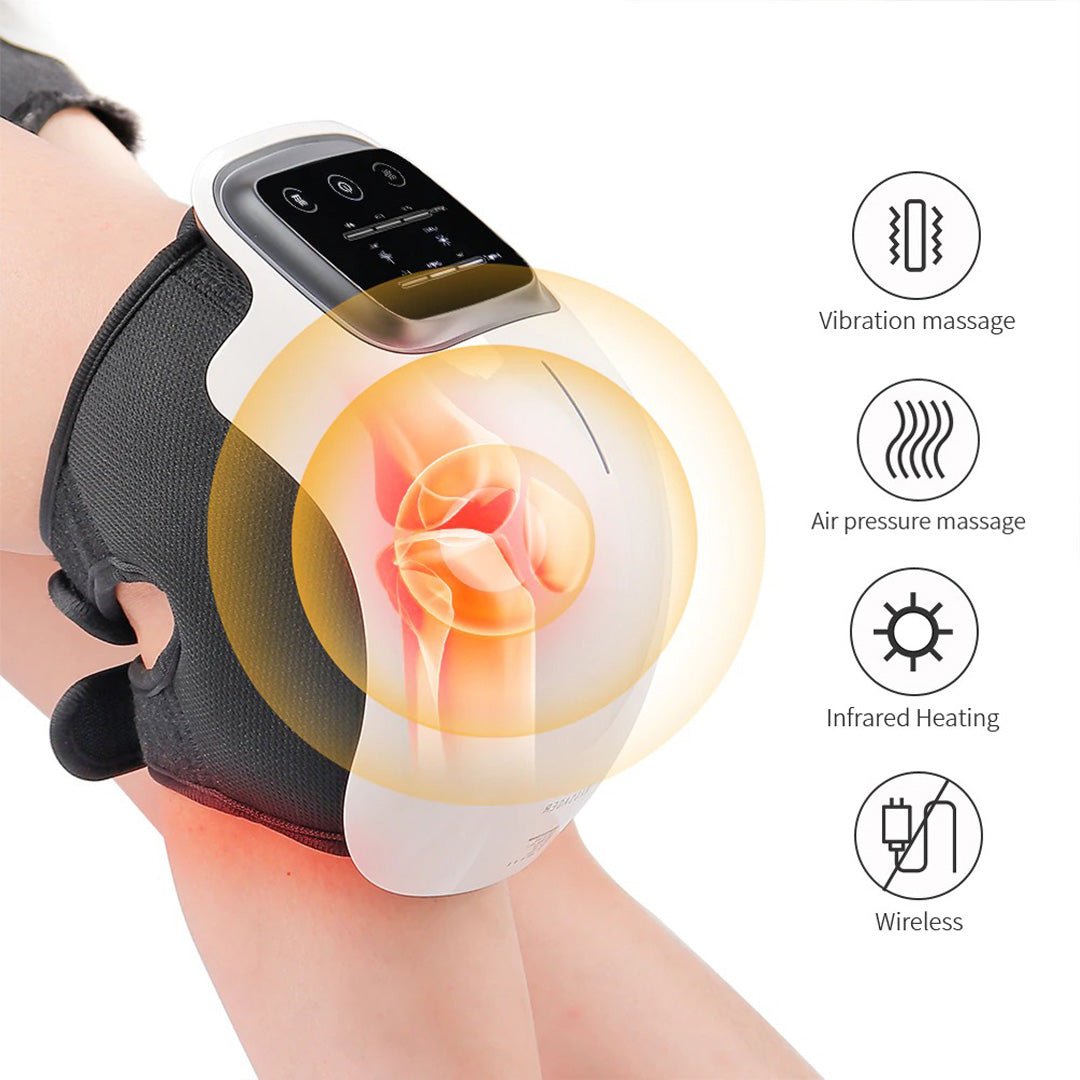 Knee Massager with Heat Therapy | Pain Relief & Joint Recovery - Portable Heated Knee Massage for Comfort & Mobility image 1