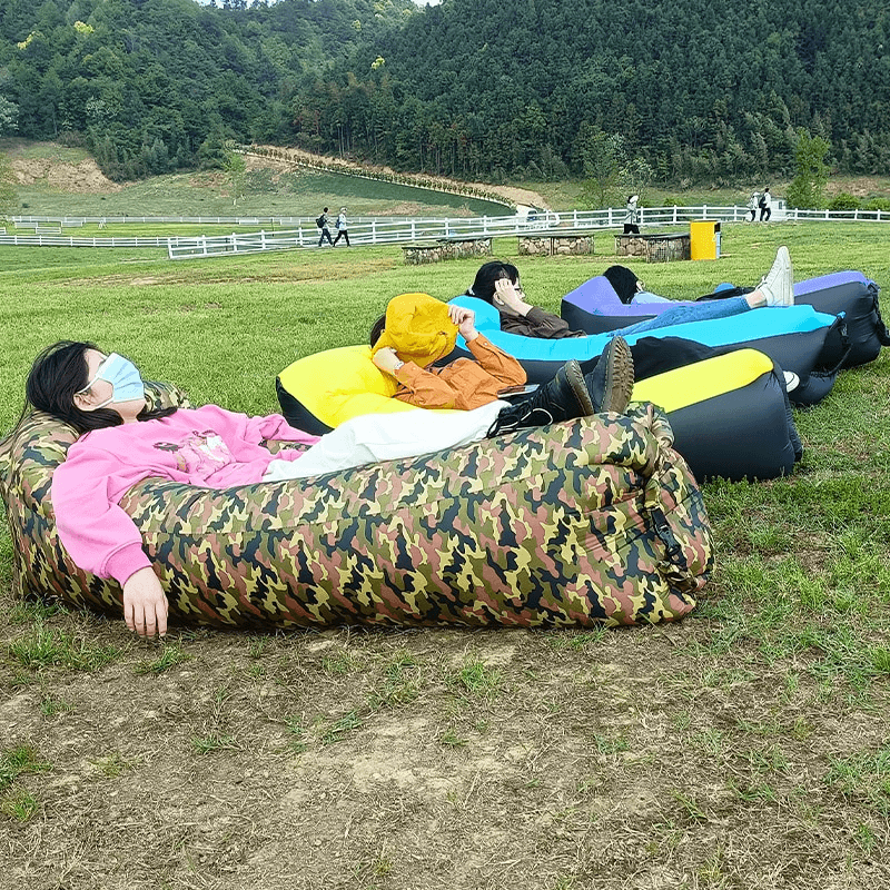 Blow Up Couch Inflatable Camping Air Sofa image 16