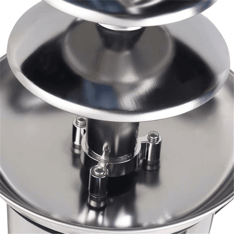 4 Tier Chocolate Fondue Fountain Stainless Steel Machine image 4