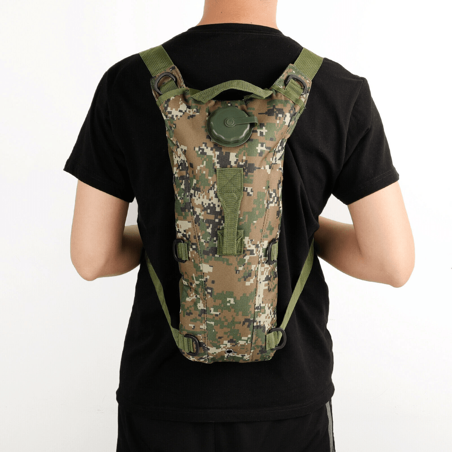 Hydration Backpack 3L Water Bladder Bag Hiking Camping - ACU image