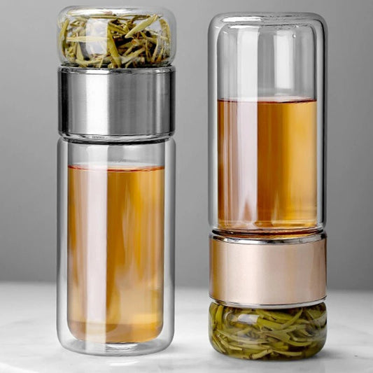 430ml Borosilicate Glass Double Layer Tea Infuser image 0