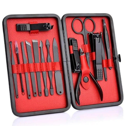 15 Piece Professional Manicure Set With Travel Case image 0