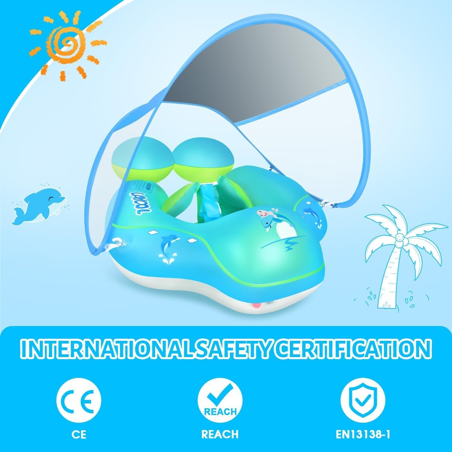 Baby Swim Float Canopy image 1