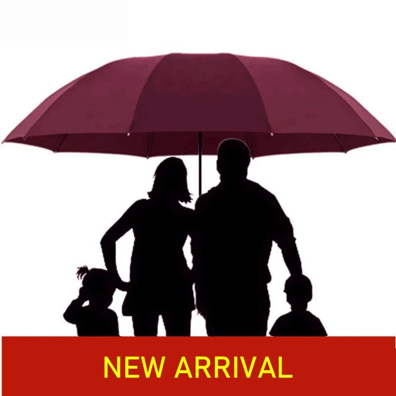 Super Large Folding Umbrella - Red image
