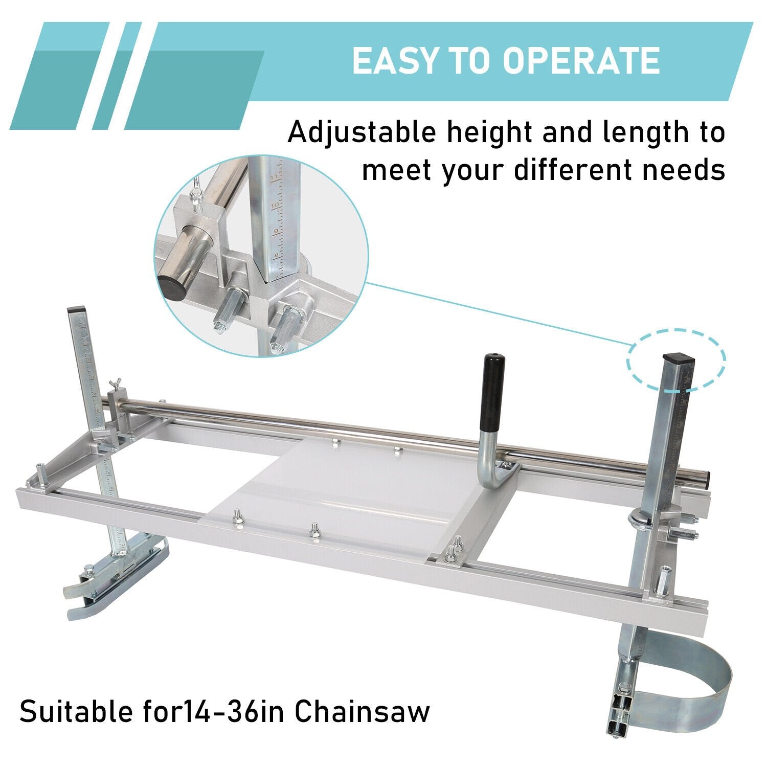 Portable Chainsaw Mill 14" To 36" Guide Bar image 13