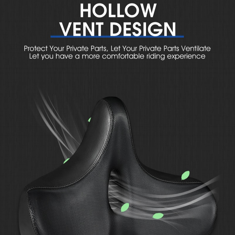 Extra Large Bike Seat With Comfortable Thick Foam and Waterproof image 3