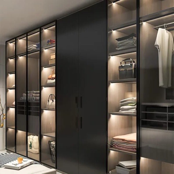 45 Degree LED Under Cabinet Lighting Bars Invisible Ultra Thin Strips image 2