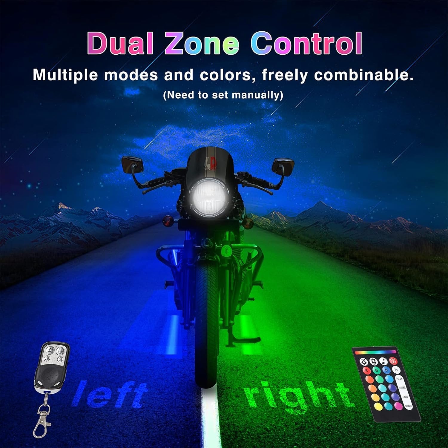 12pcs Motorcycle Led Light Kit With Brake Light Turn Signal image 6