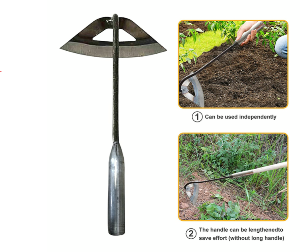 All Steel Hollow Hoe For Gardening image 5