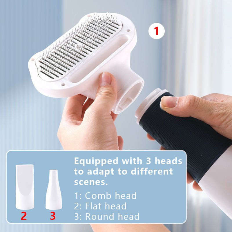 3-in-1 Dog Hair Dryer and Grooming Brush image 3