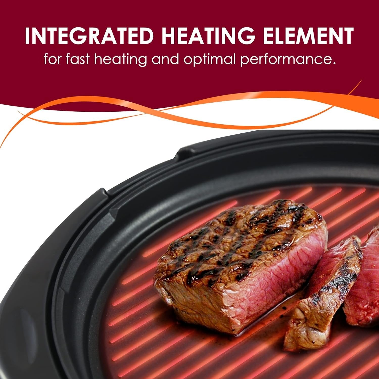 Smokeless Electric Tabletop Grill Nonstick image 4