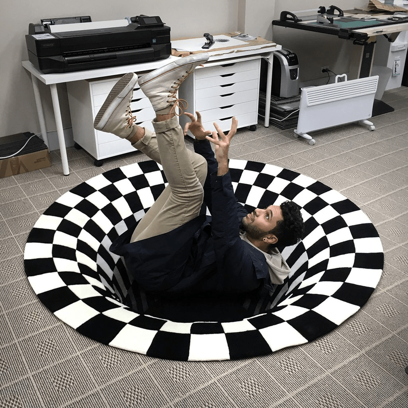 3D Vortex Illusion Rug image 5