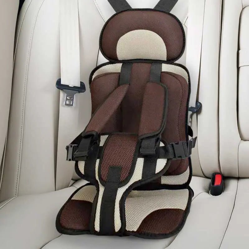 Child Protection Car Cushion Seat - Brown, Small (0-4 years) image