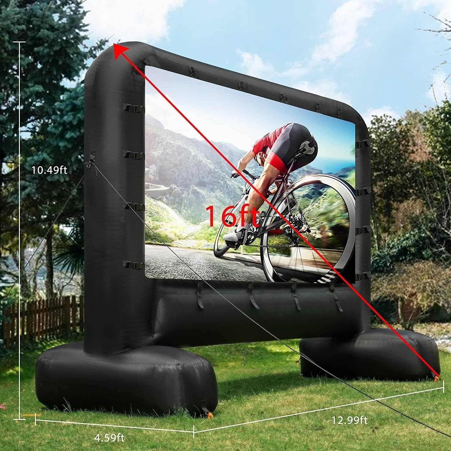 Outdoor Movie Screen And Projector image 7