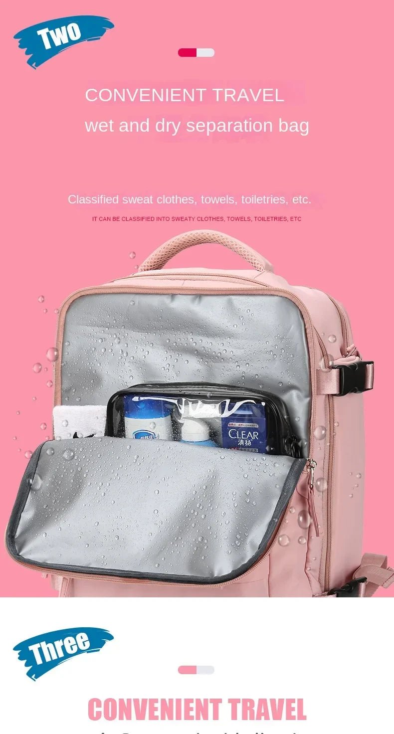 Travel Carry On Backpack With Shoe Compartment image 8